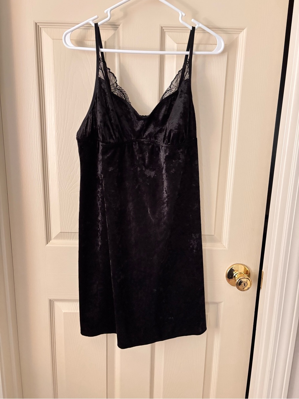 Apt. 9 Black Velvet Slip Dress